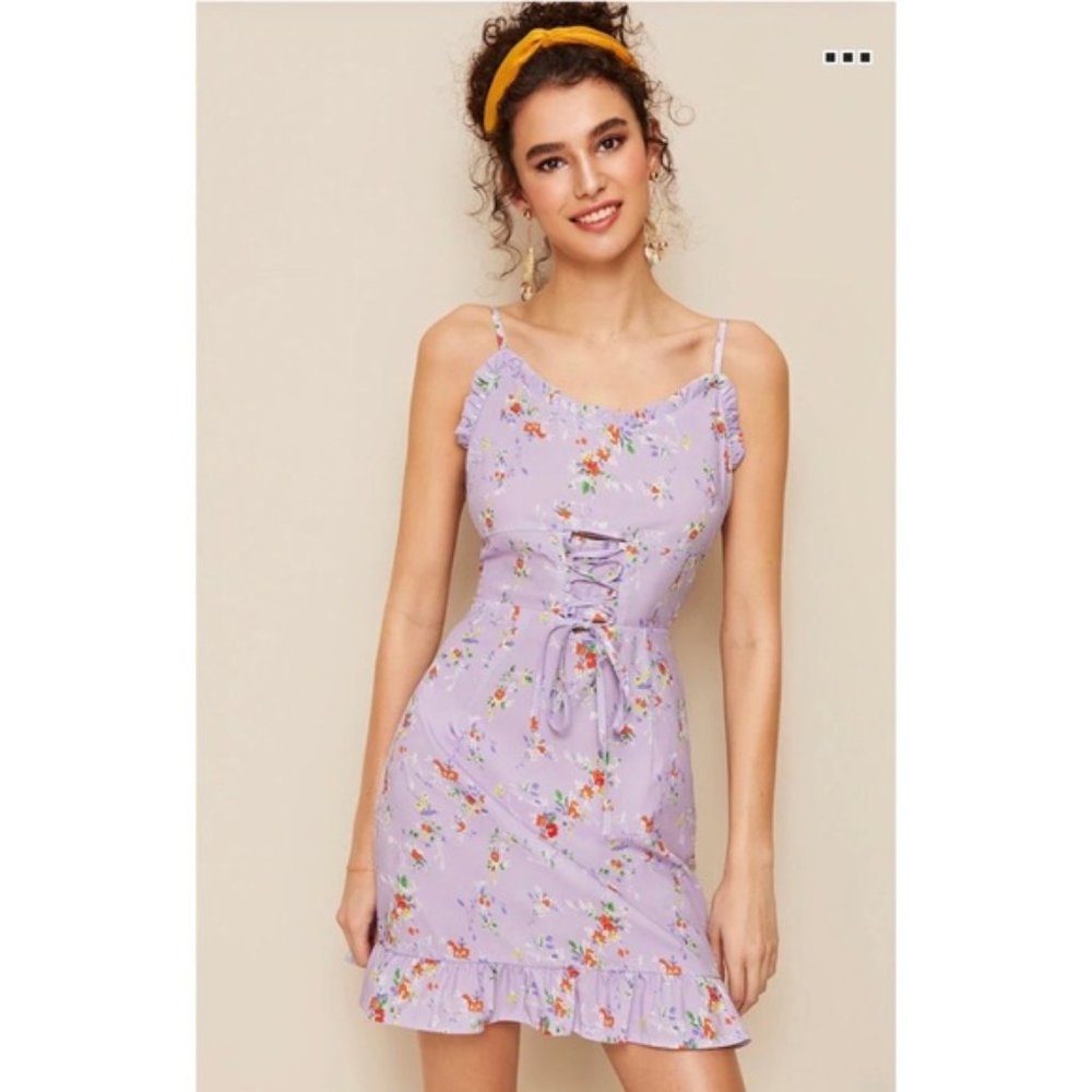 Beautiful Purple Summer Sun Dress (NWOT)